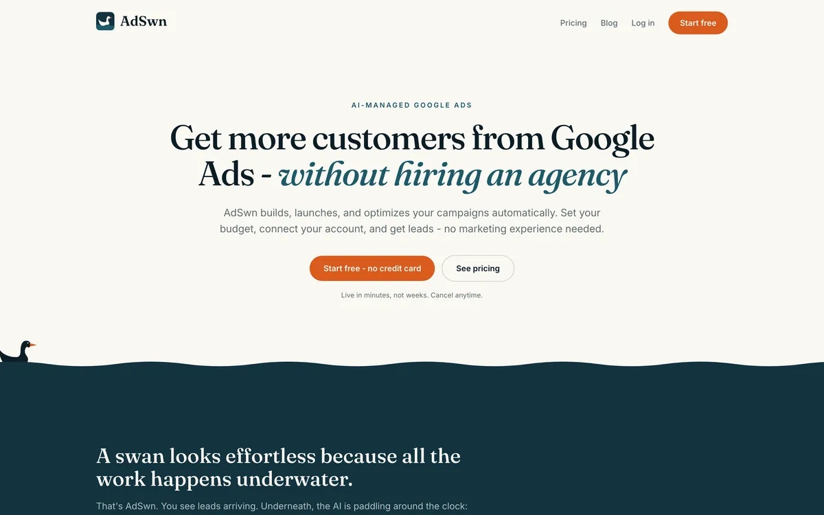 Screenshot of adswn.com
